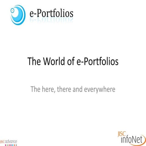 The World Of e-Portfolios