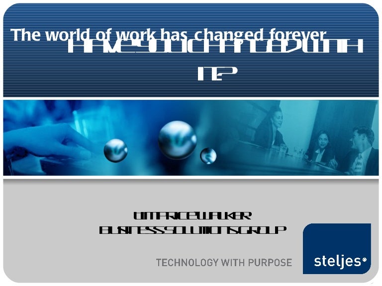 The world of work has changed forever, have you changed with it