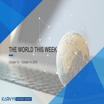 The world this week October  10 - October 14  - 2016
