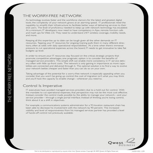 The Worry Free Network Wp091050