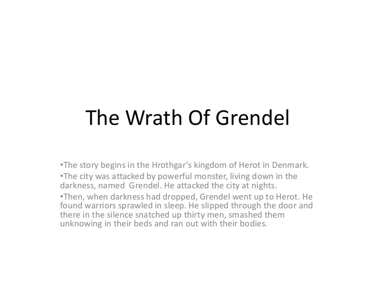 the wrath of grendel the wrath of grendel summary