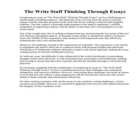 The Write Stuff Thinking Through Essays.pdf