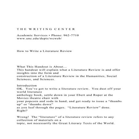 T H E  W R I T I N G  C E N T E R  Academic Services • .docx