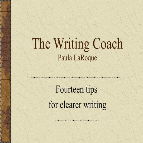 The writingcoach