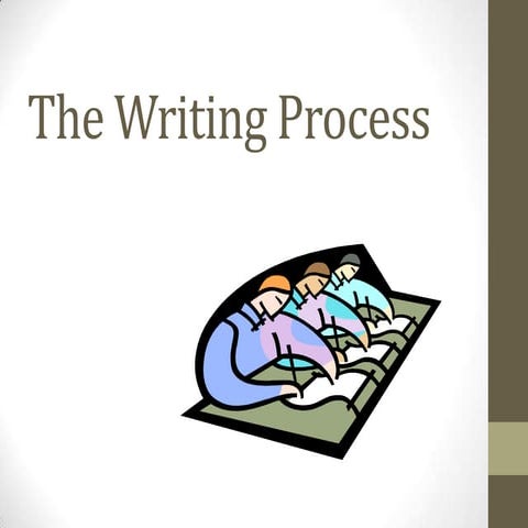 The writing process