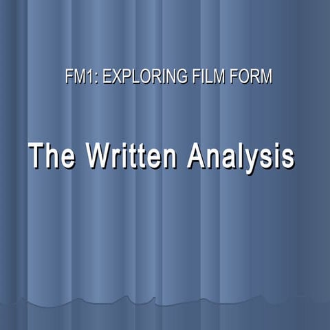 Movie analysis | PPTX