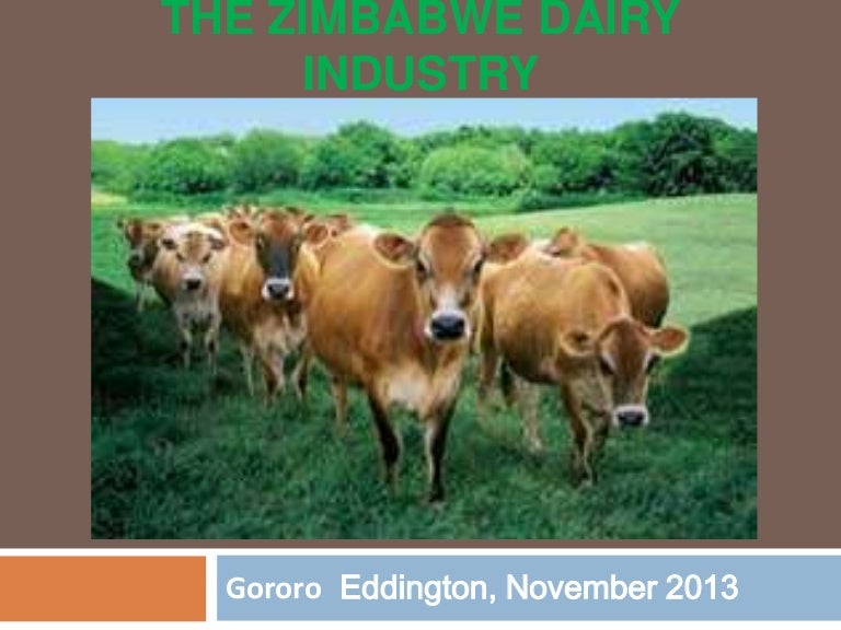 The zimbabwe dairy industry