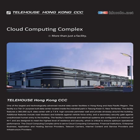 TELEHOUSE Hong Kong Cloud Computing Complex