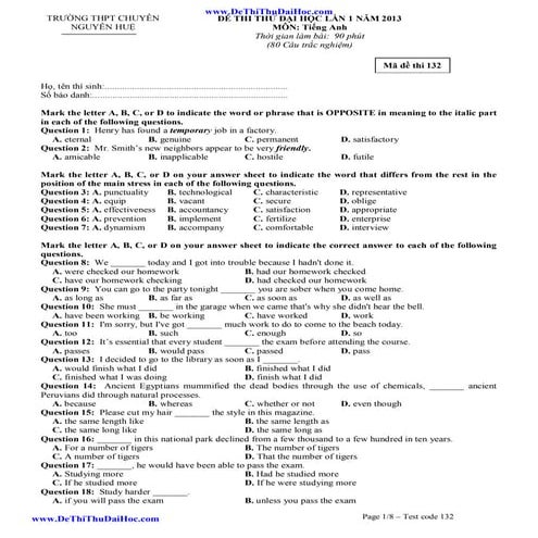 Thi thu-anh-chuyen-nguyen-hue-2013