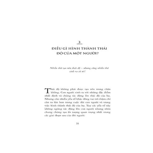 [Đọc thử] Thái độ 101   