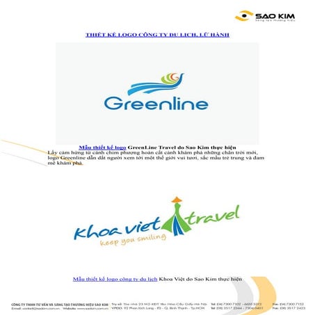 Thiet ke logo cong ty du lich
