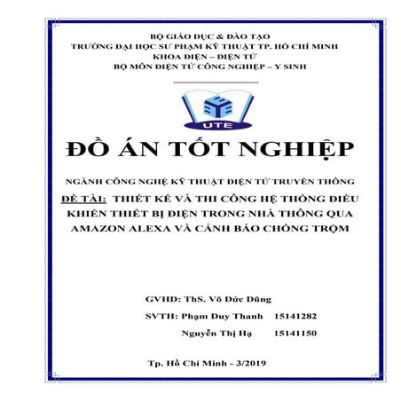 Hệ thống điều khiển thiết bị điện trong nhà và cảnh báo chống trộm