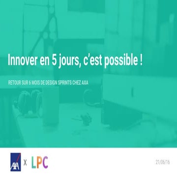 Thiga - Notre retour d'expérience sur le Design sprint