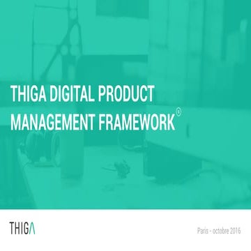 Thiga Digital Product Management Framework