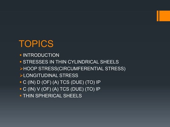 Design of End Closure in pressure vessel | PPTX
