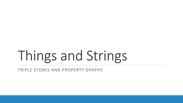 Things and strings   public