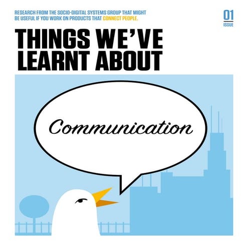 Things issue1 communication