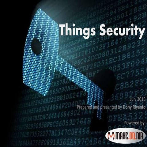 Things Security