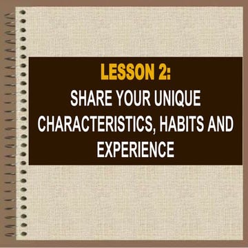 Things that makes you unique.pptx