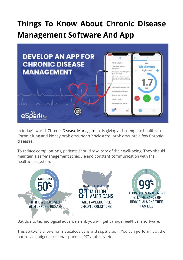 Chronic Disease Management App Features And Costs