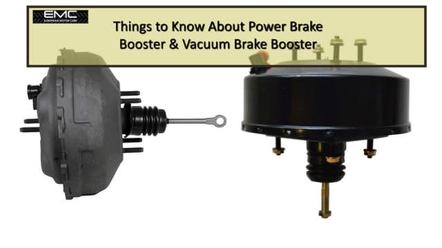 Things to Know About Power Brake Booster Vacuum Brake Booster PPTX Things to Know About Power Brake Booster Vacuum Brake Booster PPTX
