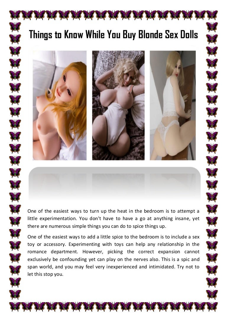 Things To Know While You Buy Blonde Sex Dolls