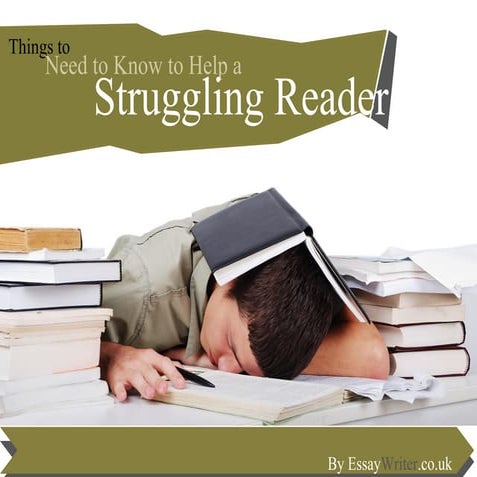 Things To Need To Know To Help A Struggling Reader