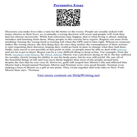 Things To Write A Persuasive Essay On