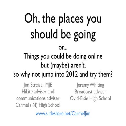 Things you could be doing online but aren't