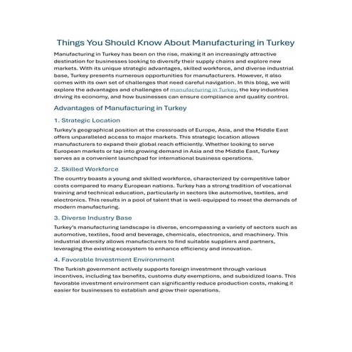 Things You Should Know About Manufacturing in Turkey.pdf