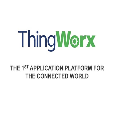 IoT13: Thingworx showcase