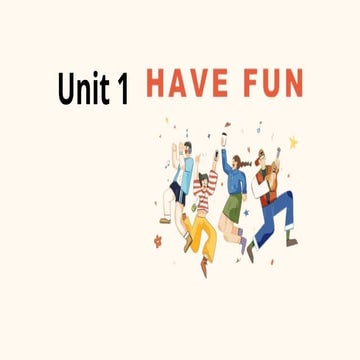 English learning materials Think 1 Unit 1.pptx