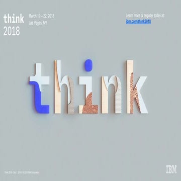 Watson IoT at Think 2018