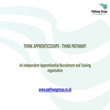 Think Apprenticeships  Think Pathway