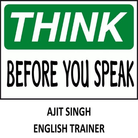 Think before you act | PPT