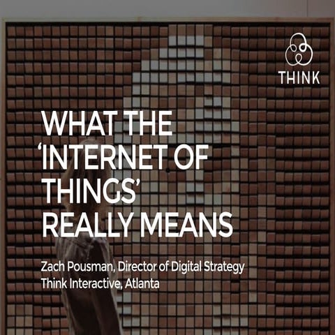 Why What & How of the Internet of Things