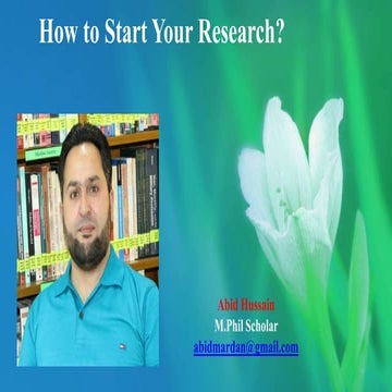 Think Few Rules Before Starting Your Research.pptx
