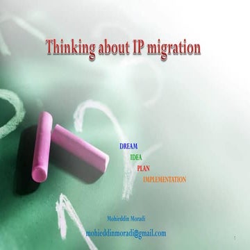 Thinking about IP migration 