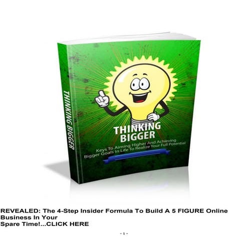 Thinking bigger | PDF