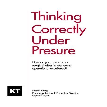 Thinking Correctly Under Pressure