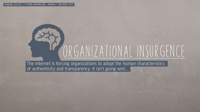 The internet is a conversation