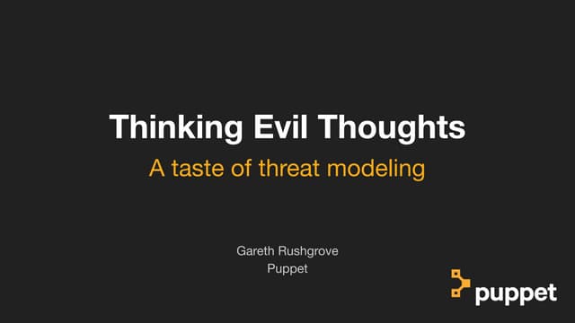 Thinking Evil Thoughts