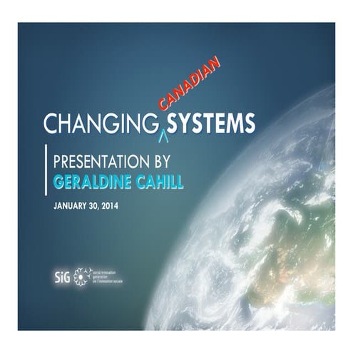 Thinking in Canadian Systems