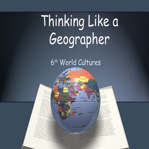 Thinking like a geographer with prompt 2011