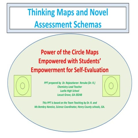 Thinking Maps and Novel Assessment Schemas
