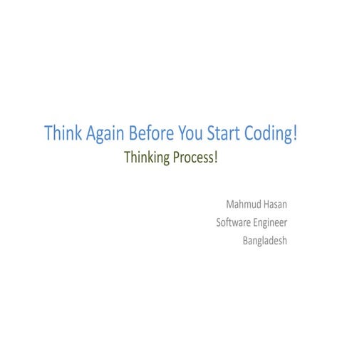 Software Requirement Analysis and Thinking Process towards a good Architecture