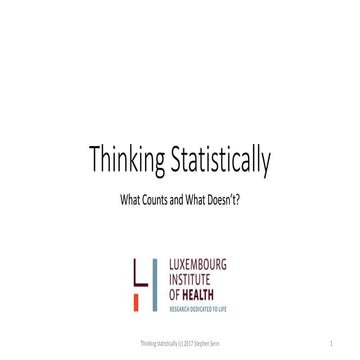 Thinking statistically v3