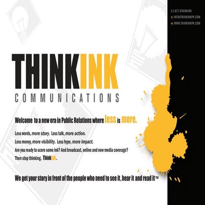 ThinkInkPR Brochure