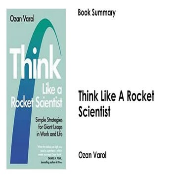 Think Like A Rocket Scientist : Book Summary