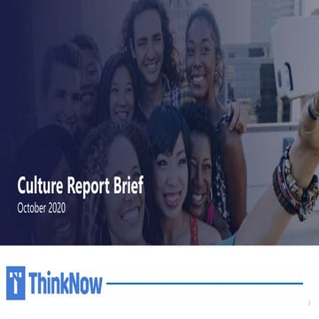ThinkNow Culture Report 2022 | PDF
